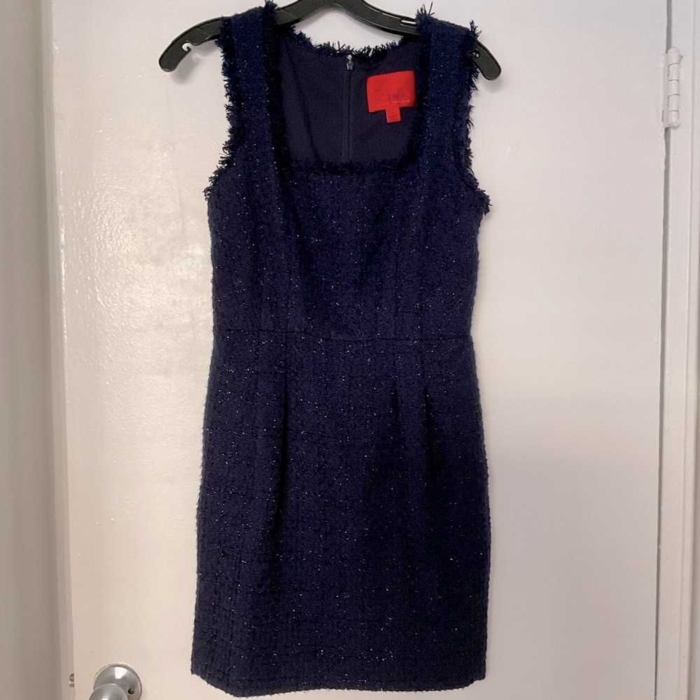 EUC Z Spoke by Zac Posen Sparkly Tweed dress